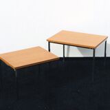 Pair coffee tables by Pierre Guariche for Meurop 60
