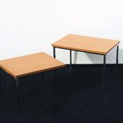 Pair coffee tables by Pierre Guariche for Meurop 60