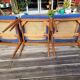 Set of 3 padded seat chairs