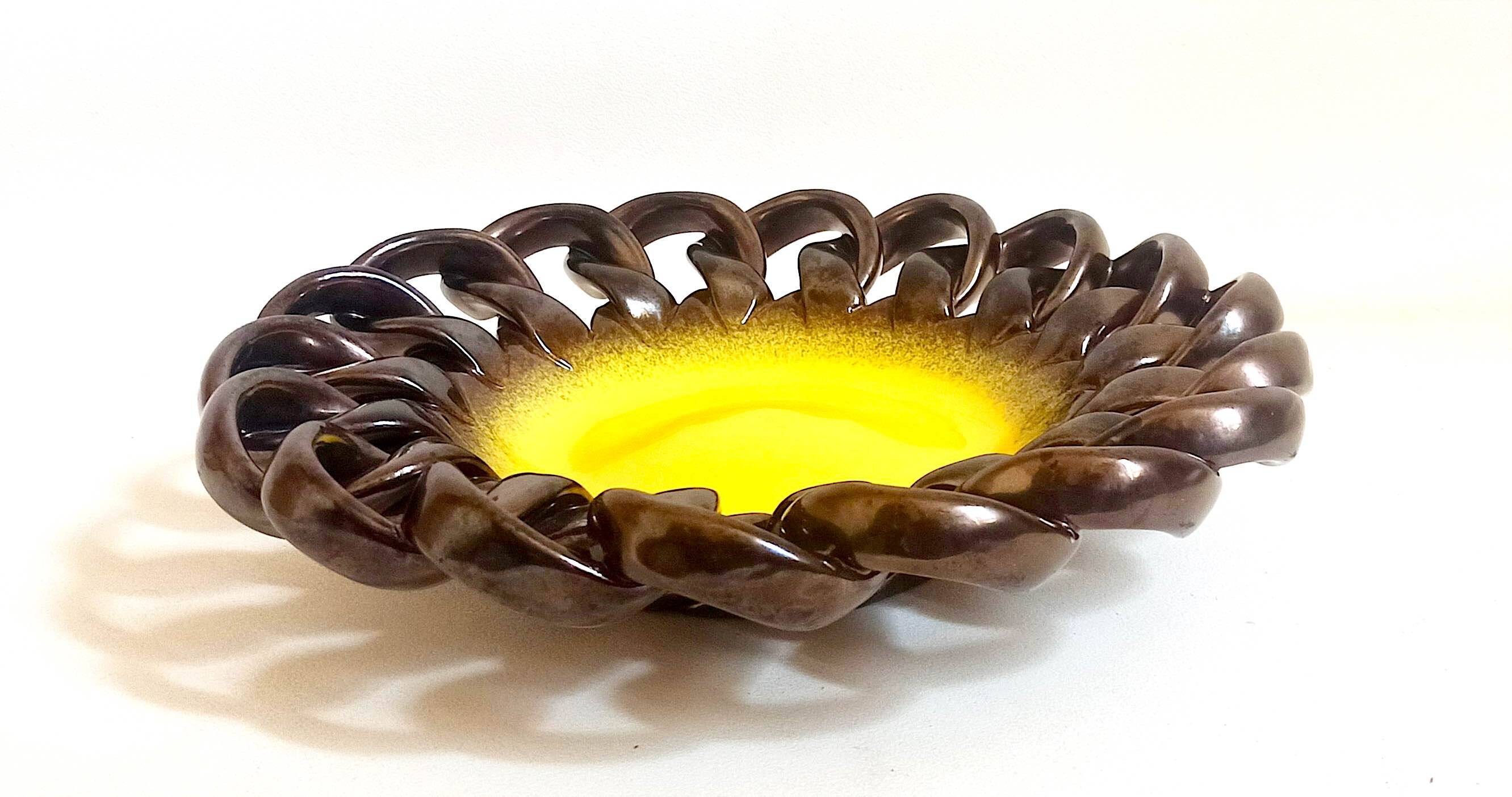 Ceramidi Marseille twisted ceramic fruit bowl 19§0's