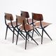Set of 4 chairs by Ynske Kooistra for Marko Holland 1960s