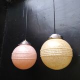 2 glass suspensions from Clichy