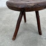 Folk art tripod stool