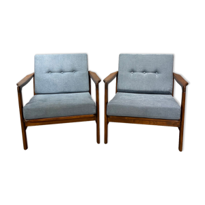 paire de fauteuils vintage