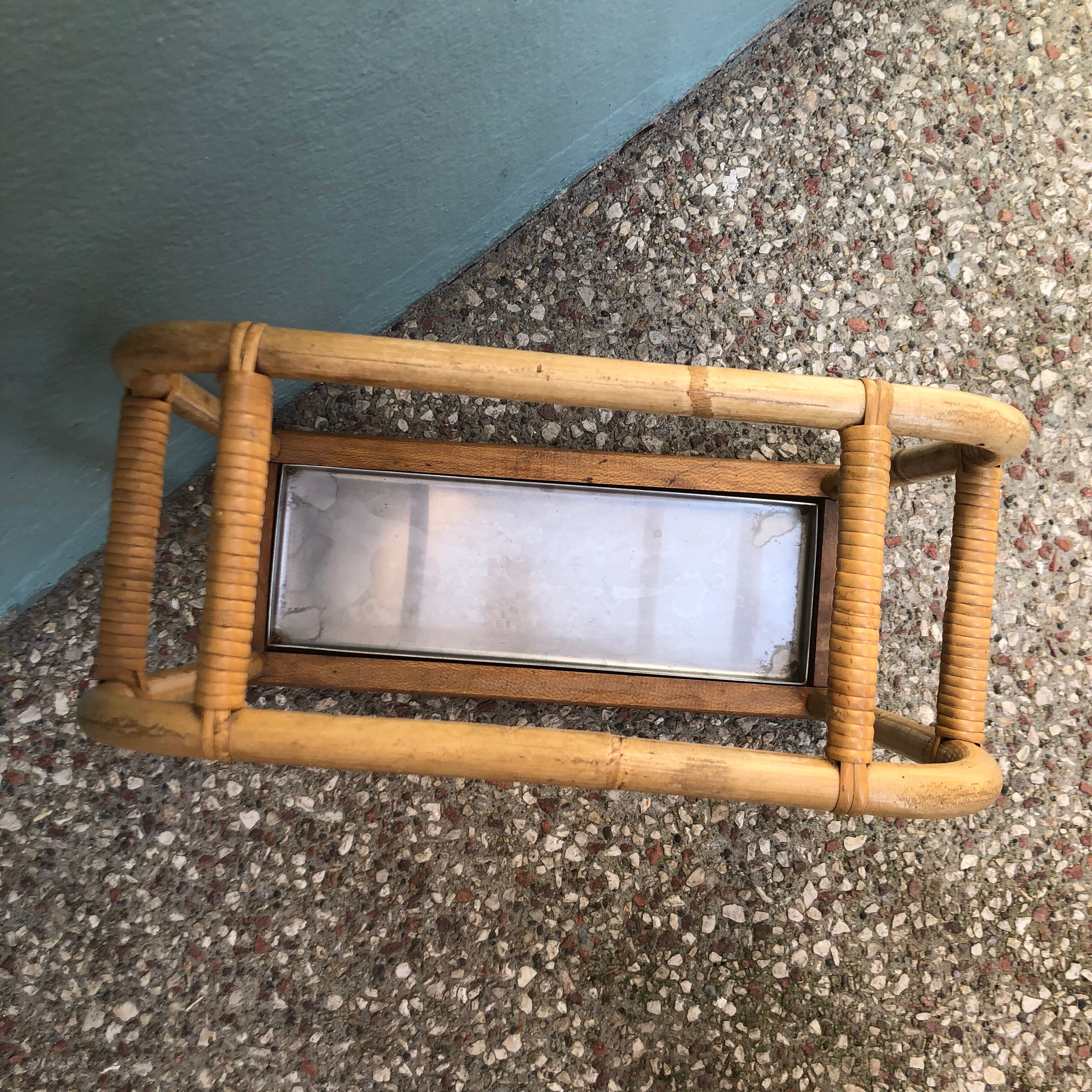 Rattan umbrella holder year 60