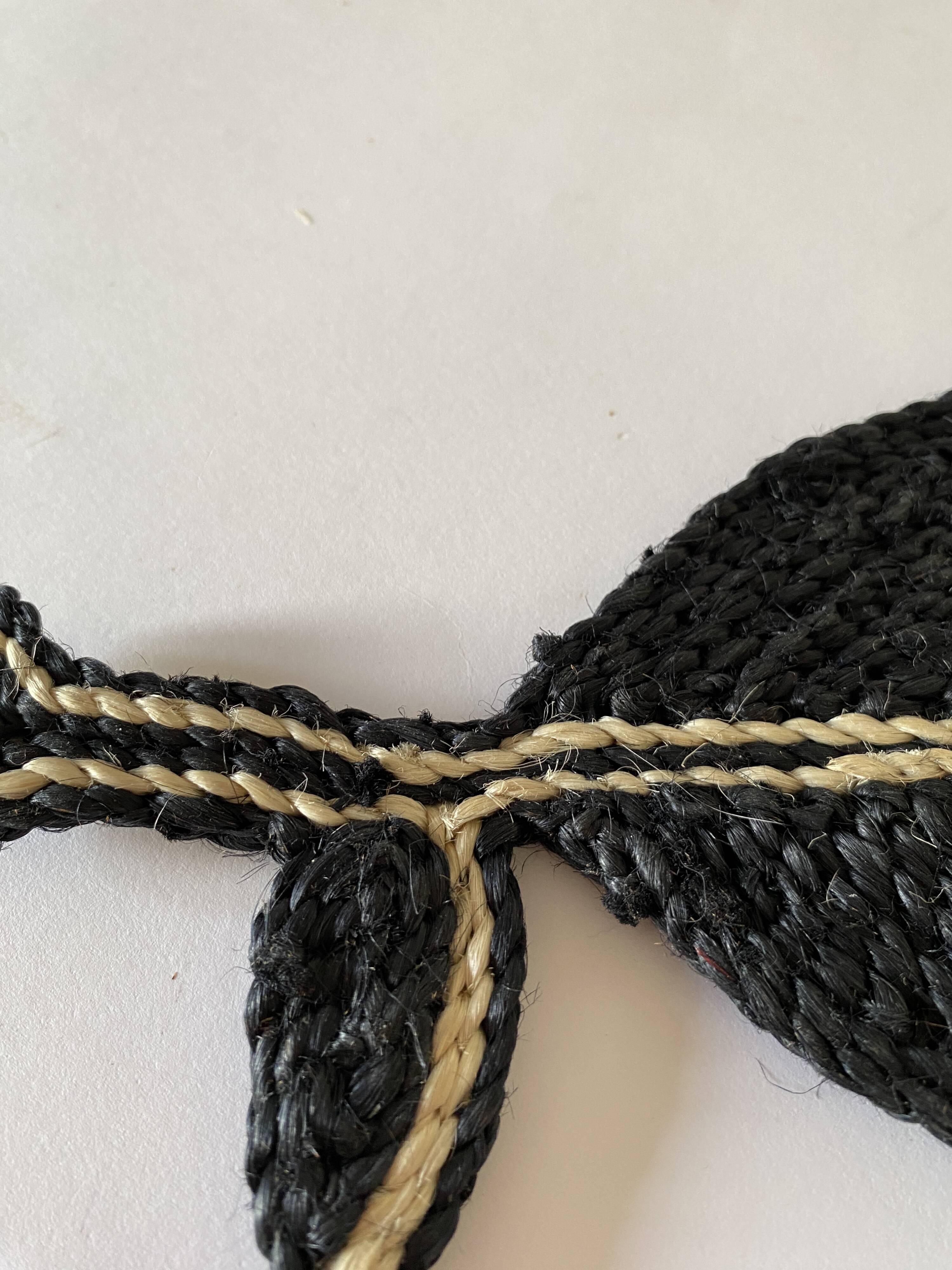 Trivet, braided fibers