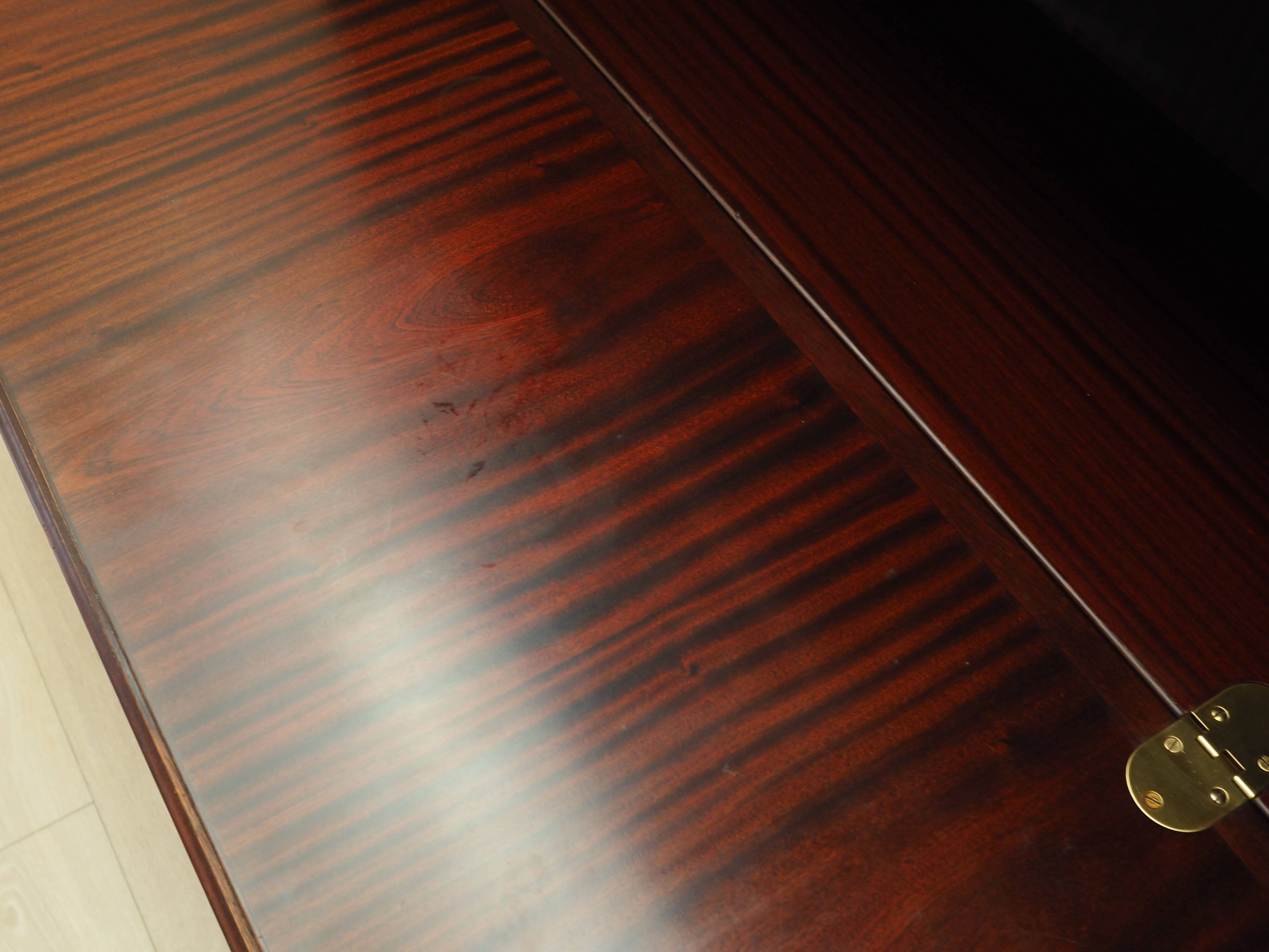 Mahogany bookcase, Danish design, 1970s, manufacture: Omann Jun