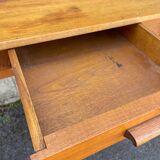 1950s oak side table