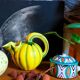Ceramic fondue pot