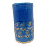 Bitossi Rimini blue and bronze vase