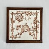 Ironstone bird trivet “Le Favori” Longwy