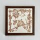 Ironstone bird trivet “Le Favori” Longwy