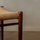 Vintage Danish Teak Dining Chairs Model 75 Niels O. Møller 1950s Set of 4
