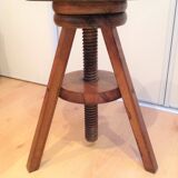 Wooden tripod stool / vintage 60s-70s
