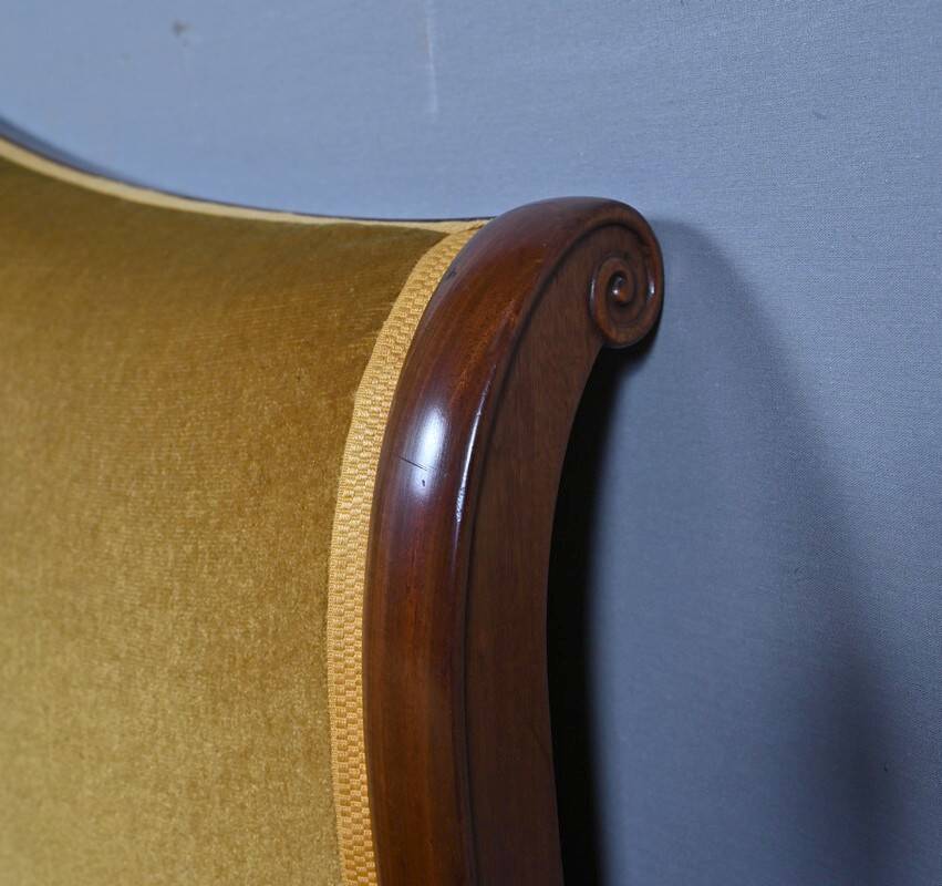 Mahogany Méridienne, Restoration period – Early 19th century