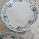 Serving dishes - Antique tableware set 82 pieces Sarreguemines earthenware Art Nouveau style