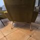 Galion armchair in green velvet steiner
