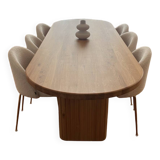 Table à dîner chêne massif