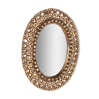 Miroir doré - 40x31cm
