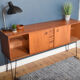 Restored Teak 1960s Avalon Retro Sideboard Hairpin Legs