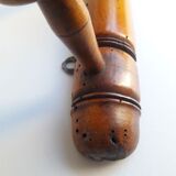 Wooden wall coat rack 4 hooks