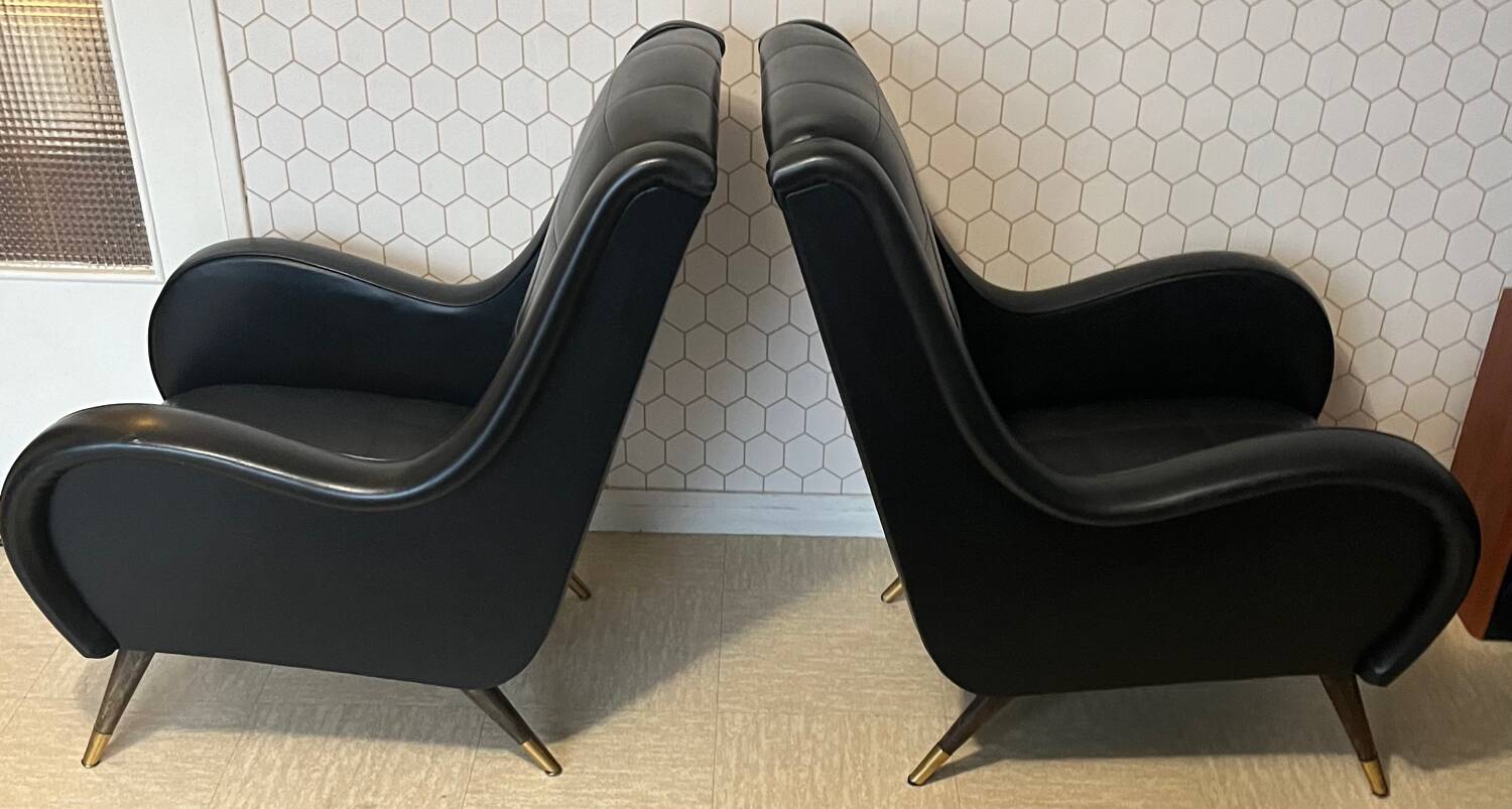 Fauteuil de salon vintage ERTON - années 60