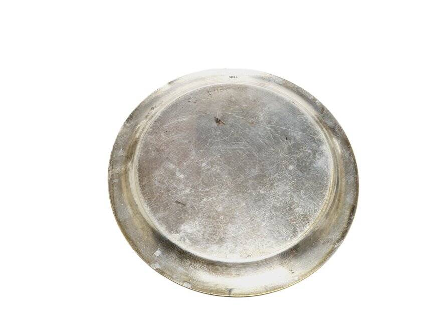 Art Nouveau bowl with crystal cake cover, Germany, 1920s, set of 2