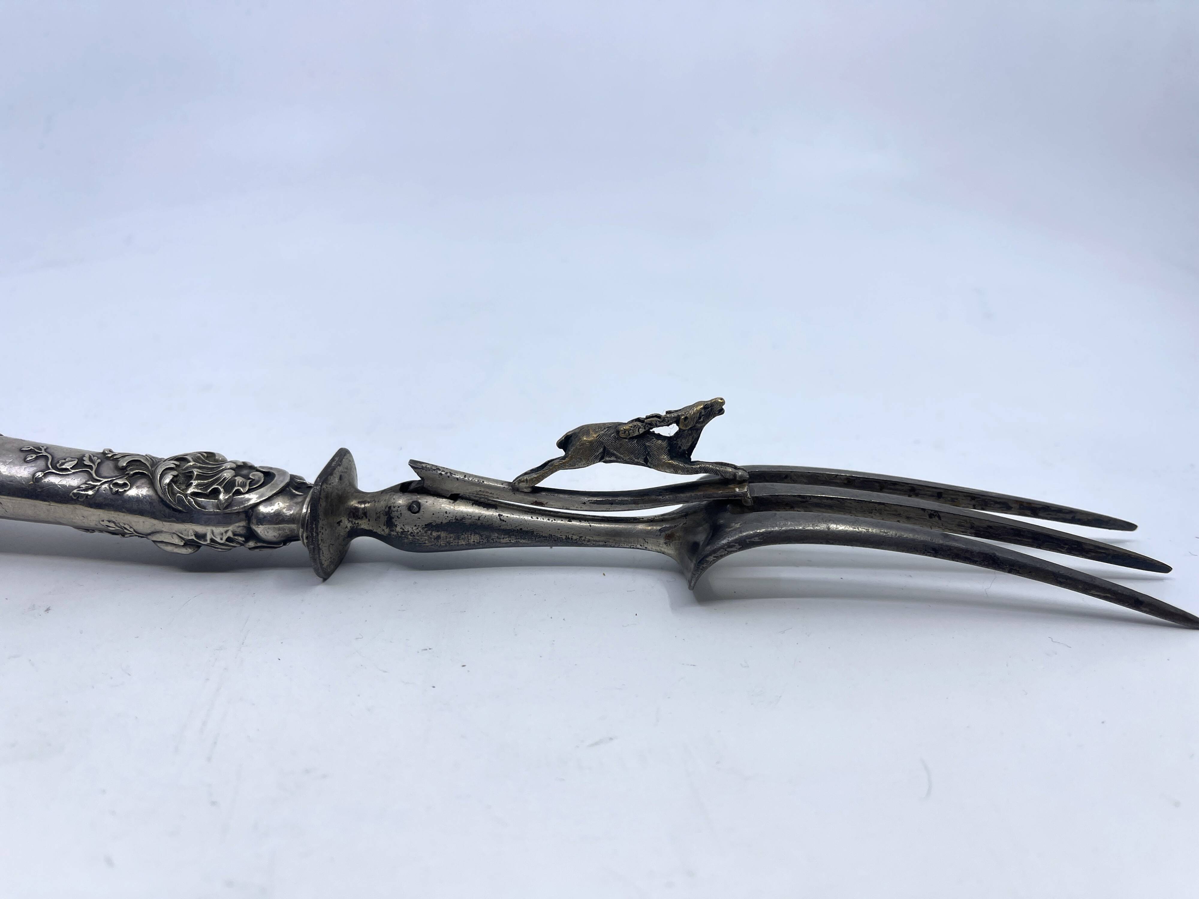 Louis XV serving fork