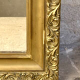Large gilded antique mirror