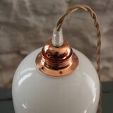 Hanging lamp in opaline