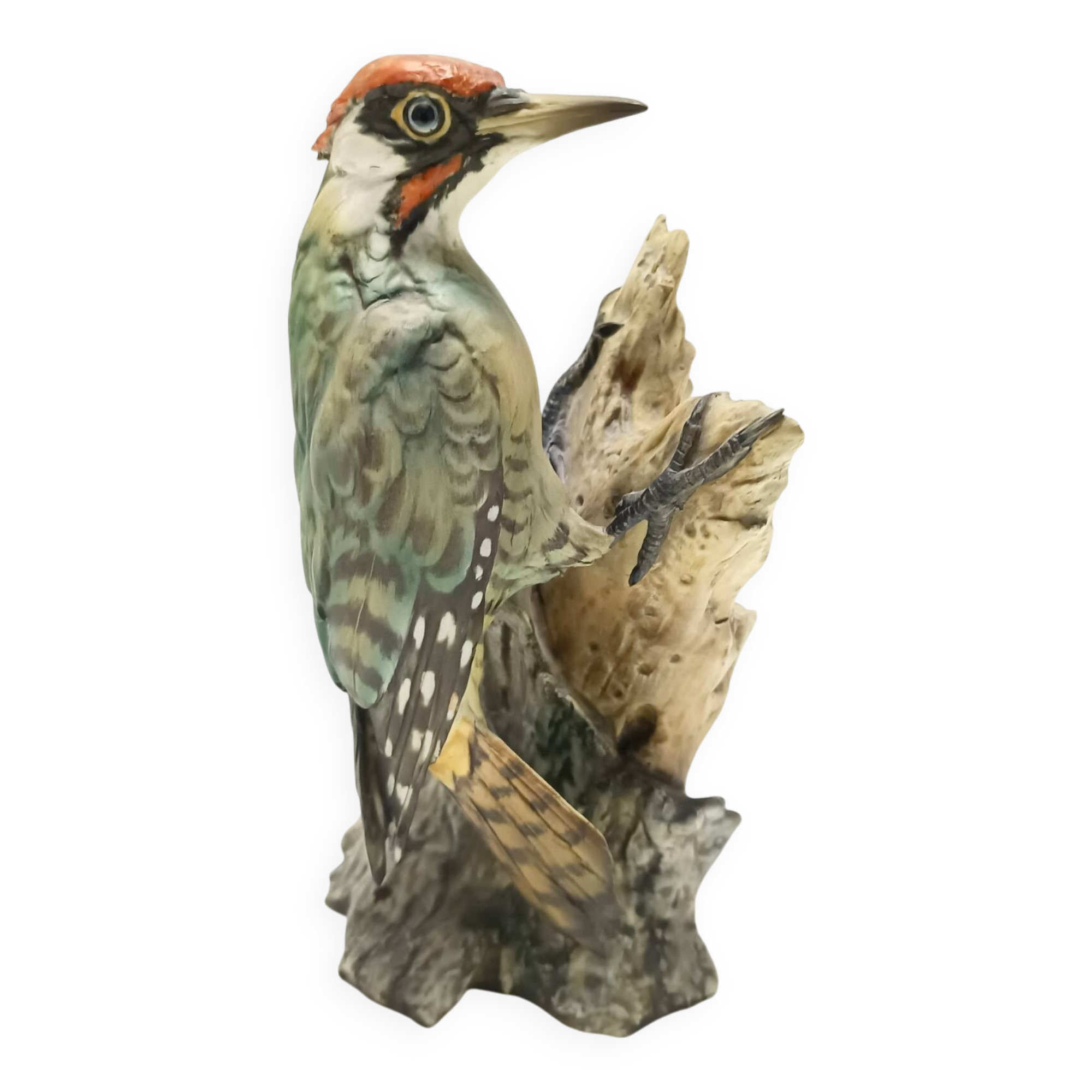 Vintage Hand-Painted Ceramic Woodpecker by Bepi Tay, Italy