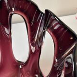 Blown glass vase - art glass - Makora