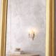 Miroir Louis Philippe en bois doré, début du 20ème siècle