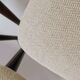 Dining room chairs set of 4 Scandinavian design beige white