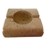 Travertine individual ashtray