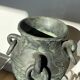 Terracotta amphora vase