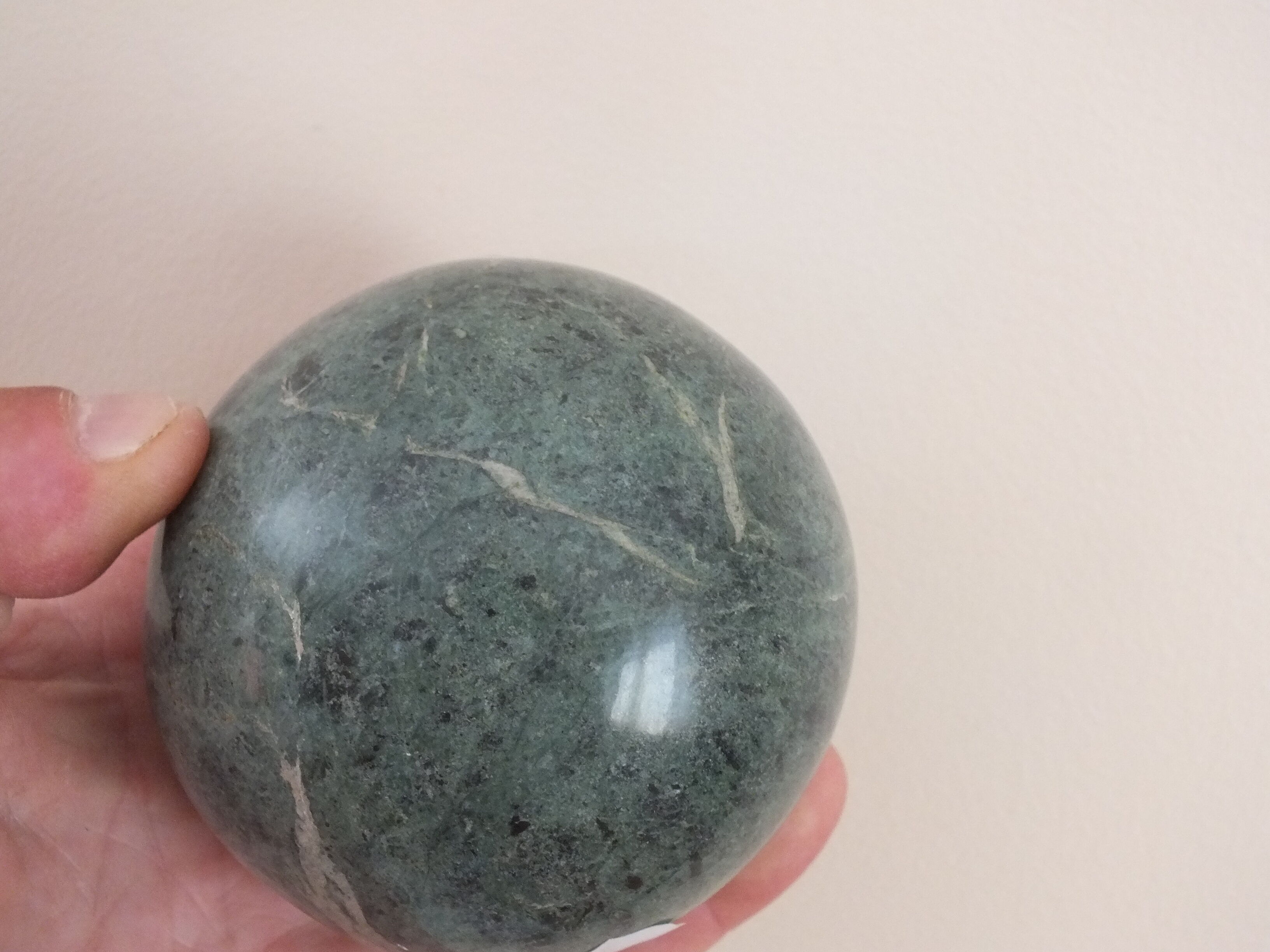 Marble ball or decorative mineral sphere n°13