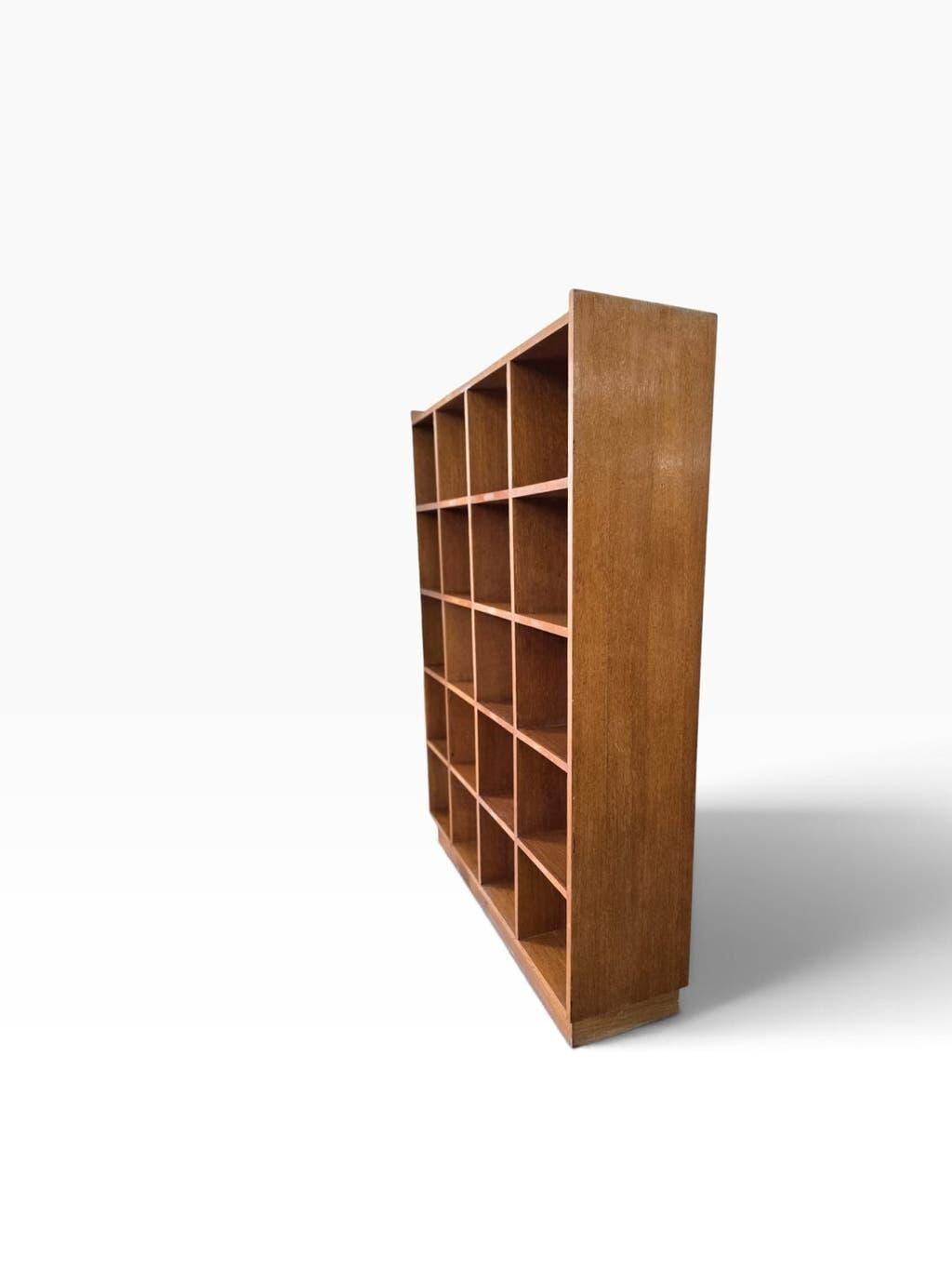 Vintage open wooden shelf / shelf / rack
