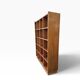 Vintage open wooden shelf / shelf / rack