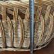Vintage 1950s wicker basket