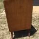 Commode bois et rotin vintage
