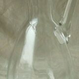 EWATER PITCHER CARAFE IN THICK GLASS WITH CUT-SIDE EFFECT