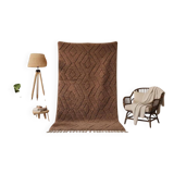 Handmade natural wool rug size 150 x 250 cm