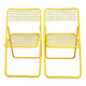 Pair of folding chairs Ted Net N.Gamelgaard 80s