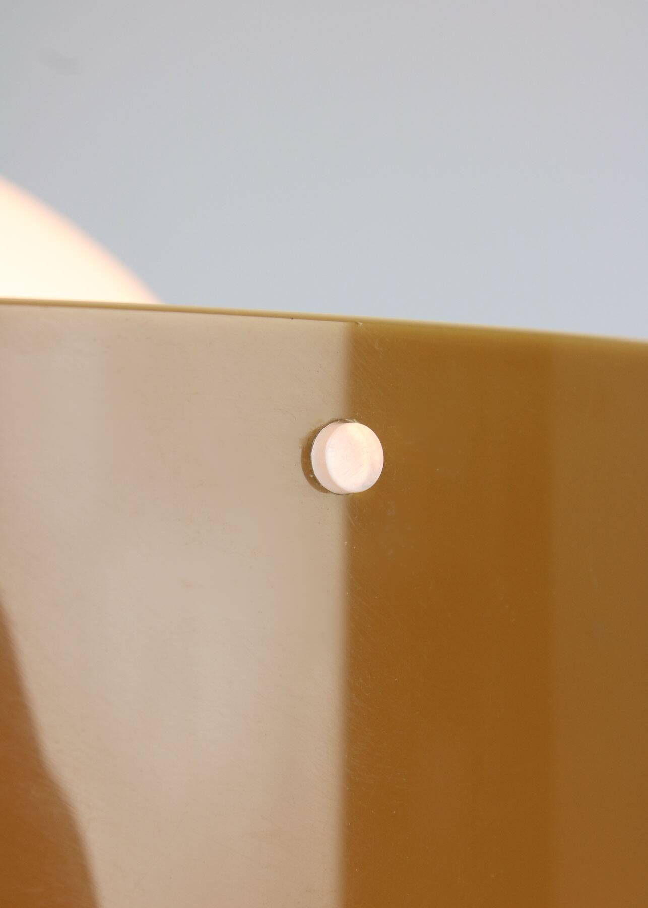 Big Brown Floor Lamp by Luigi Massoni for Guzzini, 1970s