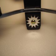 Pair of wall lights from the 1950s-1960s with a push button switch.
