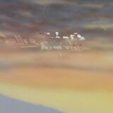 Lampe de table Muller Frères, France, avec pied en laiton et abat-jour en pâte de verre, style Art déco vers 1930