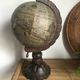 Globe paper map of the discoveries of 1634 edited first part of the 20th