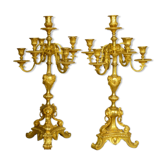 Pair of candelabras