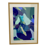 Original painting under glass